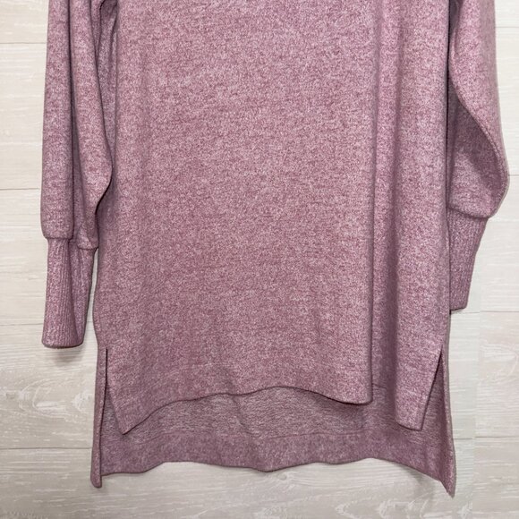 Maeve Anthropologie Women's Small Pink Purple Cowl Neck Tunic Top Sweater Dress - Picture 6 of 8